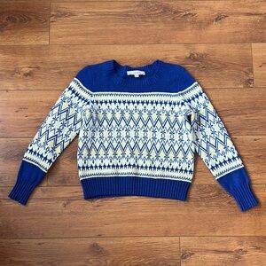 LOFT Blue Knit Sweater